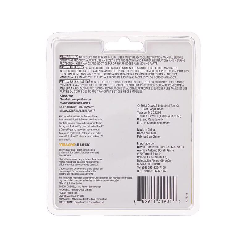 DEWALT Universal Fitment Carbide Oscillating Rasp