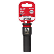 Milwaukee Shockwave 1/2 in. X 1/2 in. drive SAE 6 Point Deep Impact Socket