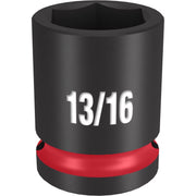Milwaukee Shockwave 13/16 in. X 1/2 in. drive SAE 6 Point Standard Deep Socket