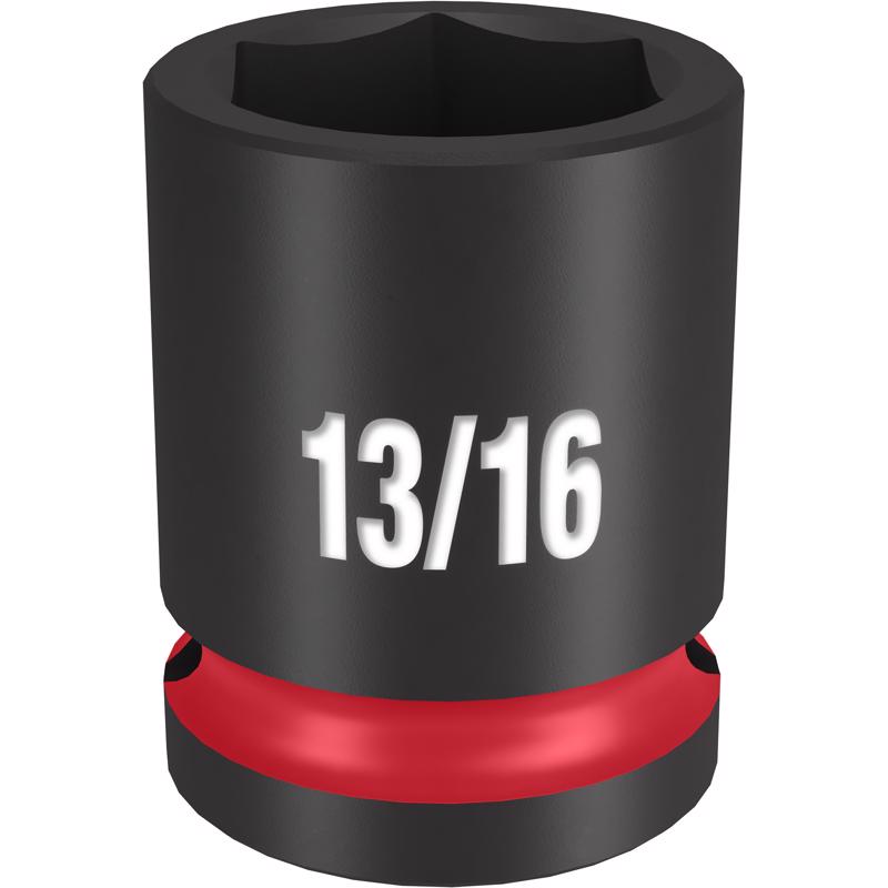 Milwaukee Shockwave 13/16 in. X 1/2 in. drive SAE 6 Point Standard Deep Socket