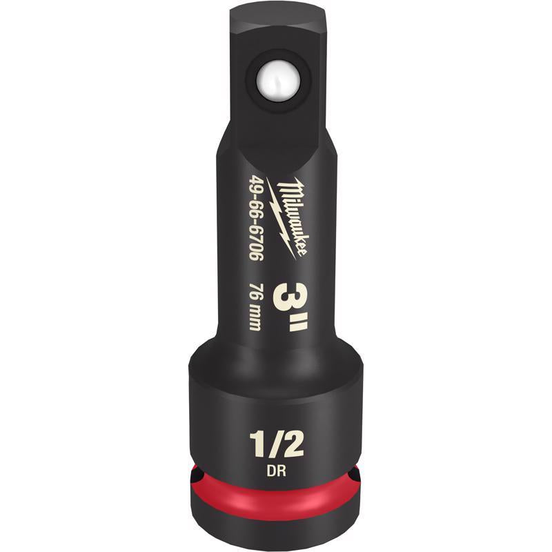 Milwaukee SHOCKWAVE 3 in. X 1/2 in. drive SAE Impact Extension