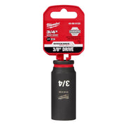 Milwaukee Shockwave 3/4 in. X 3/8 in. drive SAE 6 Point Deep Impact Socket