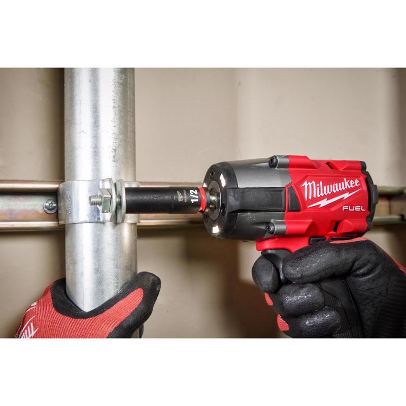 Milwaukee Shockwave 1/2 in. X 3/8 in. drive SAE 6 Point Deep Impact Socket