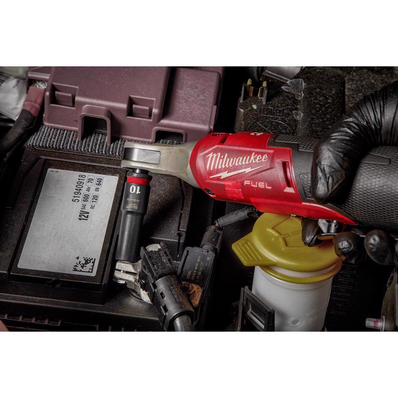 Milwaukee Shockwave 10 mm X 3/8 in. drive Metric 6 Point Deep Impact Socket