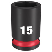 Milwaukee Shockwave 15 ml X 3/8 in. drive Metric 6 Point Standard Impact Socket