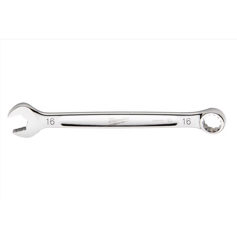 Milwaukee 16 mm X 16 mm 12 Point Metric Combination Wrench 8.27 in. L