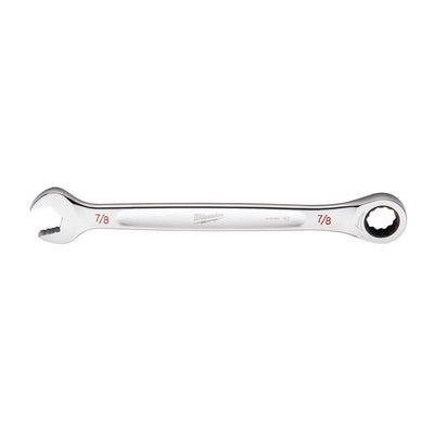 Milwaukee 7/8 in. X 7/8 in. 12 Point SAE Ratcheting Combination Wrench 11.93 in. L