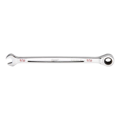 Milwaukee 9/32 in. X 9/32 in. 12 Point SAE Ratcheting Combination Wrench 5.57 in. L