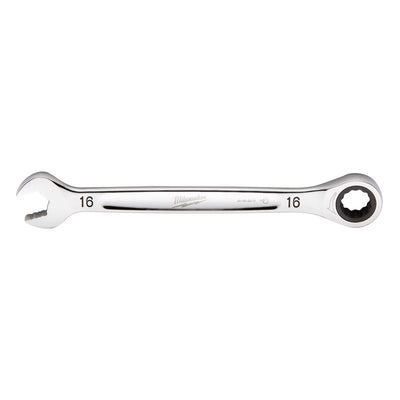 Milwaukee 16 mm X 16 mm 12 Point Metric Ratcheting Combination Wrench 8.58 in. L