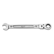 Milwaukee 13 mm X 13 mm 12 Point Metric Flex Head Combination Wrench 7.34 in. L