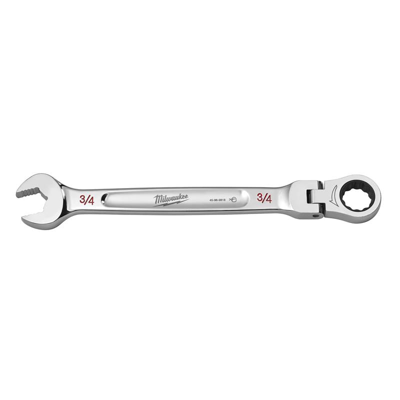 Milwaukee 3/4 in. X 3/4 in. 12 Point SAE Flex Head Combination Wrench 10.14 in. L