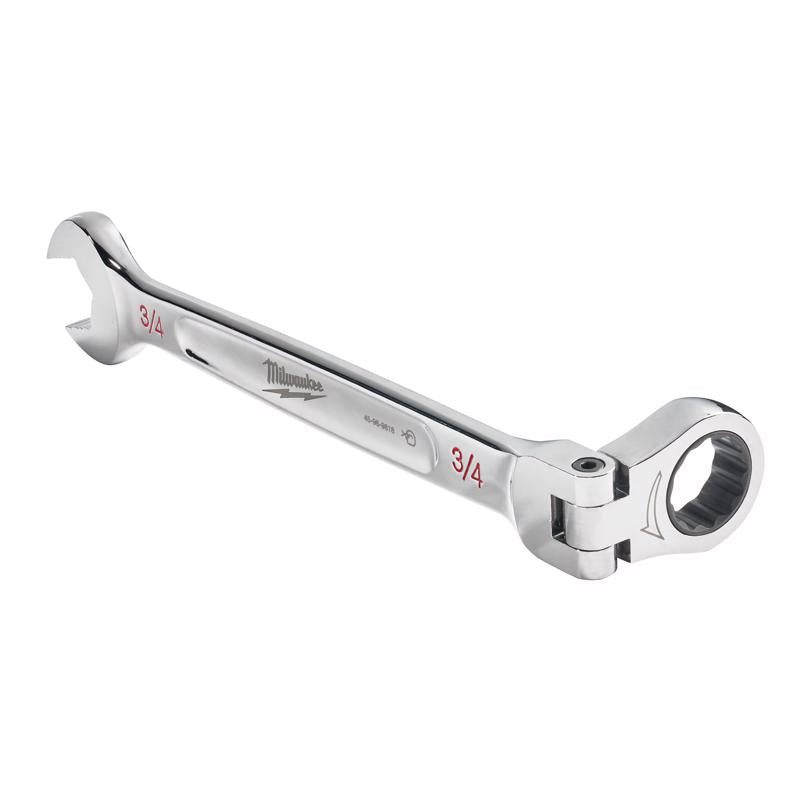 Milwaukee 3/4 in. X 3/4 in. 12 Point SAE Flex Head Combination Wrench 10.14 in. L