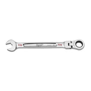 Milwaukee 9/16 in. X 9/16 in. 12 Point SAE Flex Head Combination Wrench 7.8 in. L