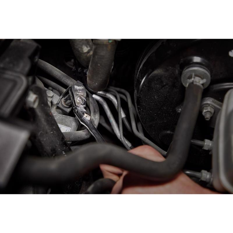 Milwaukee 1/4 in. drive Flex Head Ratchet 90 teeth