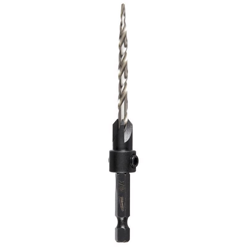 Milwaukee 10 X 3/16 in. D Black Oxide Countersink Bit