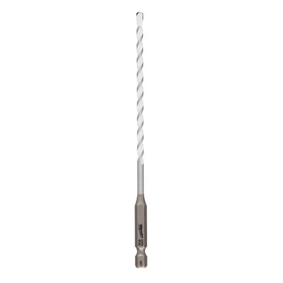 Milwaukee Shockwave 5/32 in. X 6 in. L Carbide Percussion Drill Bit Hex Shank
