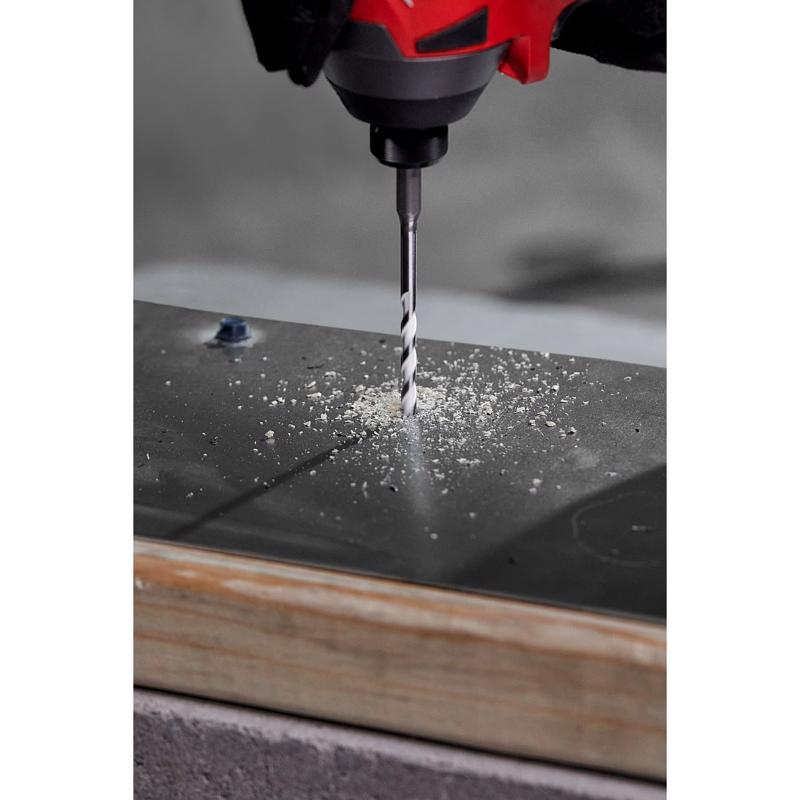 Milwaukee Shockwave 1/4 in. X 6 in. L Carbide Percussion Drill Bit Hex Shank
