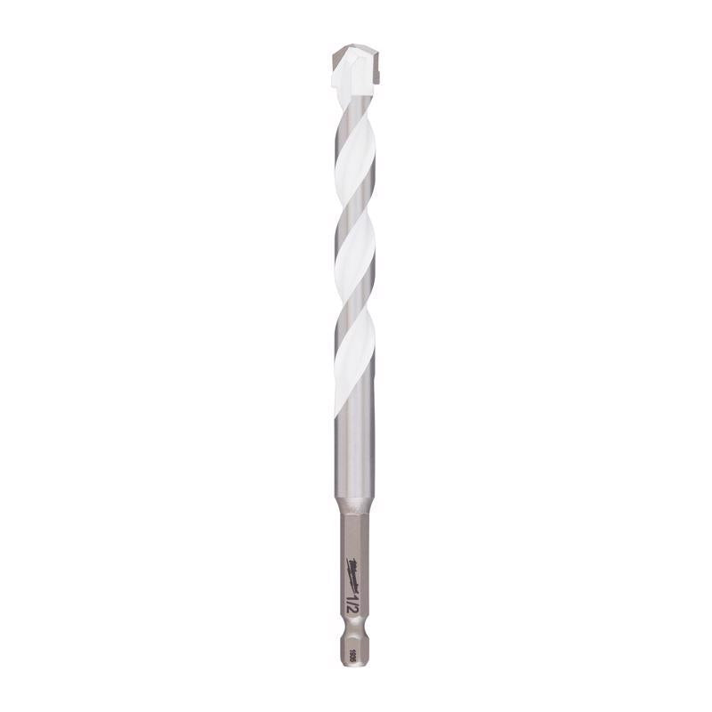 Milwaukee Shockwave 1/2 in. X 6 in. L Carbide Percussion Drill Bit Hex Shank