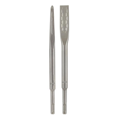 Milwaukee Sledge 10 in. L Forged Steel Chisel Bit SDS-Plus Shank 2 pc
