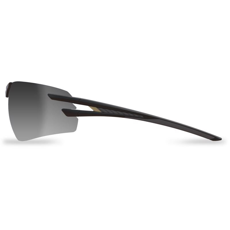 Edge Salita Anti-Fog Safety Glasses Silver Mirror Lens Black Frame