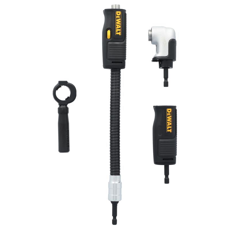 DeWalt ELITE SERIES 12 in. Steel Right Angle Attachment 1/4 in. Hex Shank 3 pc
