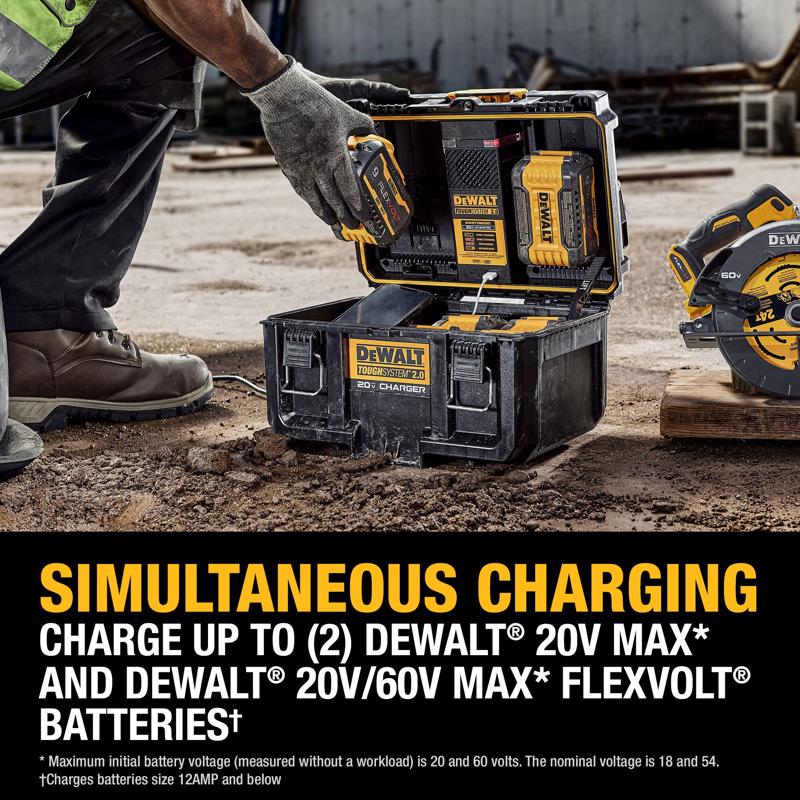 DeWalt 20V Tough System 2.0 DWST08050 Lithium-Ion Box Battery Charger Box