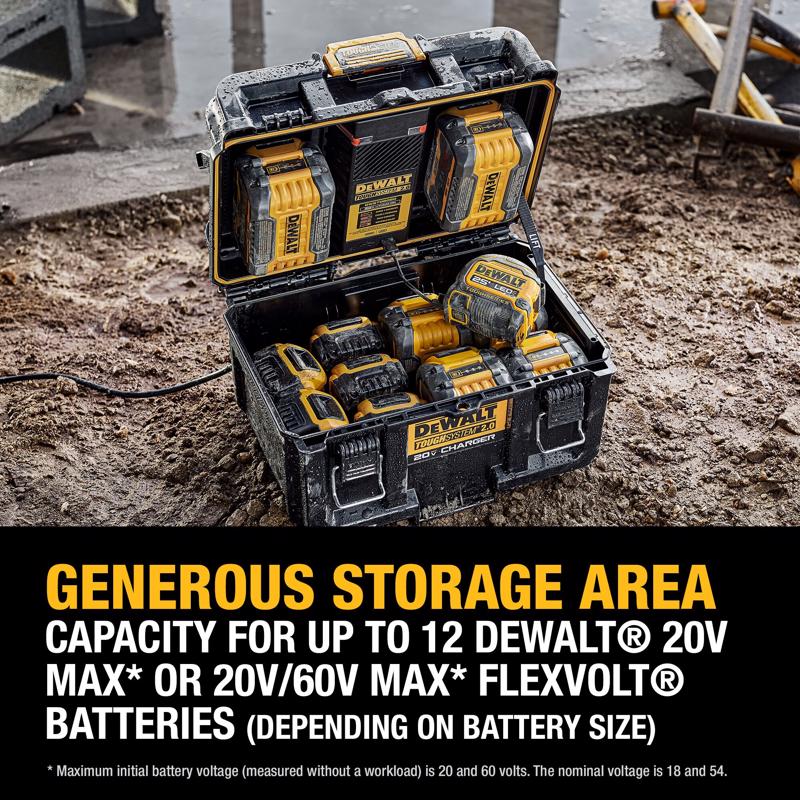 DeWalt 20V Tough System 2.0 DWST08050 Lithium-Ion Box Battery Charger Box