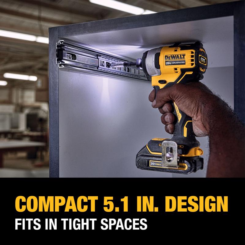 DeWalt 20V MAX ATOMIC Cordless Brushless 2 Tool Combo Kit