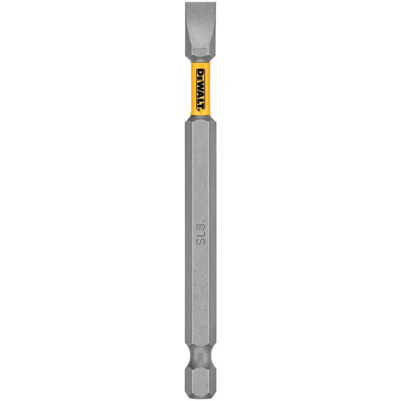 DeWalt Max Fit Slotted #8 X 3.5 in. L Screwdriver Bit Steel