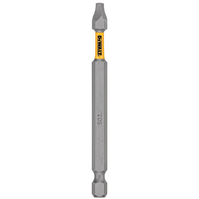DeWalt Max Fit Square #2 X 3.5 in. L Screwdriver Bit Steel