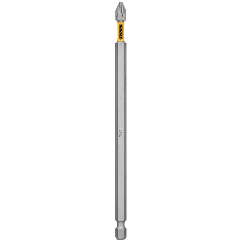 DeWalt Max Fit Phillips #2 X 6 in. L Screwdriver Bit Steel