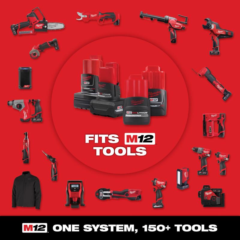 Milwaukee M12 Cordless 3 in. Buffer/Polisher