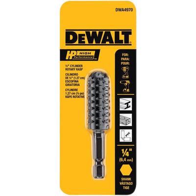 DeWalt HP 1/2 in. D Steel Rotary Rasp Cylinder