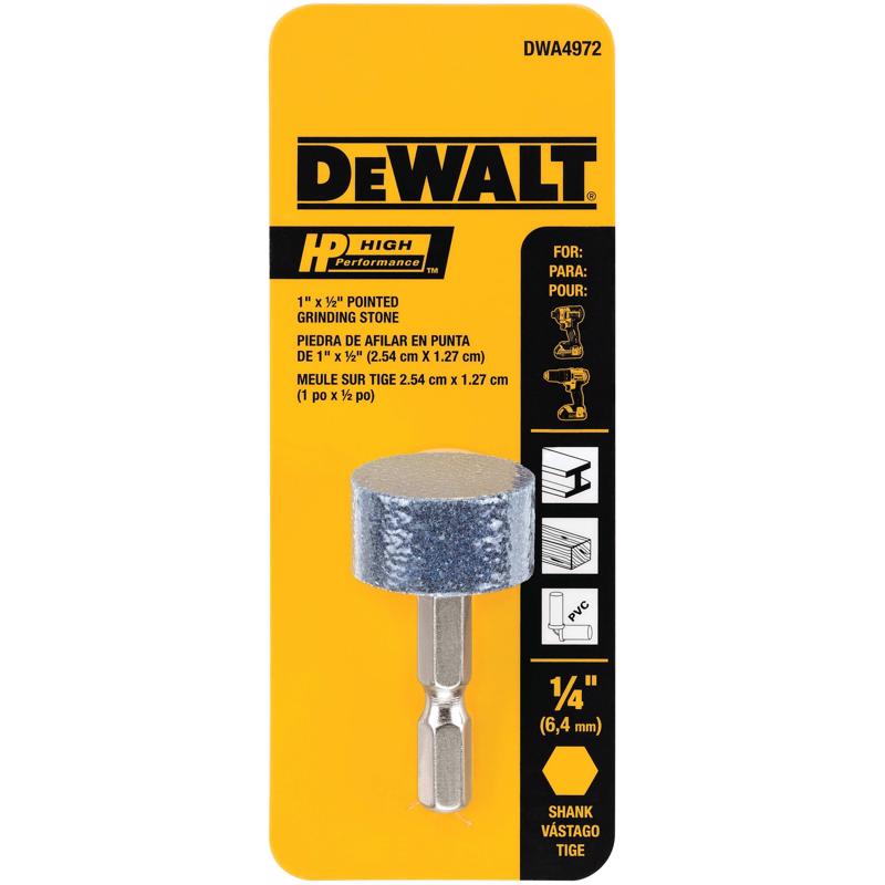DeWalt HP 1/2 in. D Aluminum Oxide Cylindrical Grinding Point Cylinder