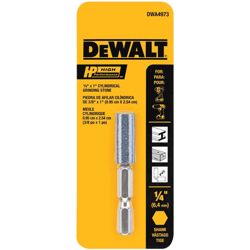 DeWalt HP 3/8 in. D Aluminum Oxide Cylindrical Grinding Point Cylinder