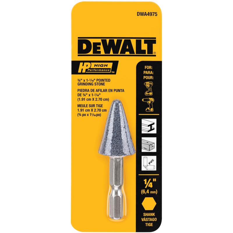 DeWalt HP 3/4 in. D Aluminum Oxide Conical Grinding Point Cone