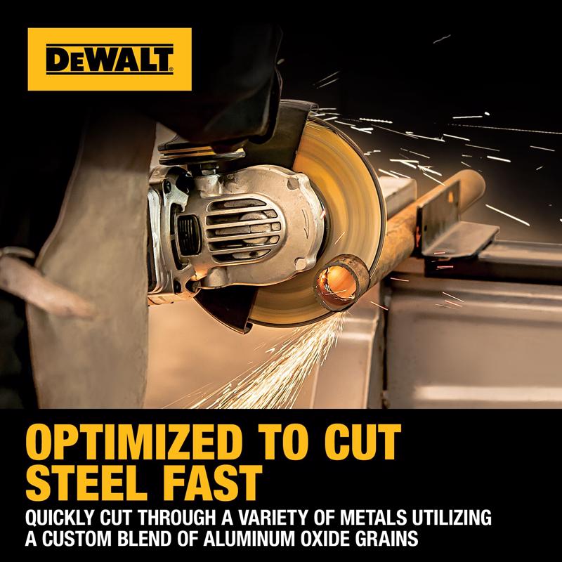 DeWalt 6 in. D X 7/8 in. Aluminum Oxide Cutting Wheel