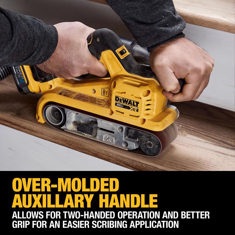 DeWalt XR 20V MAX 3 in. W X 21 in. L Cordless Belt Sander Tool Only