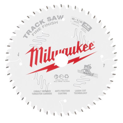 Milwaukee 6-1/2 in. D X 20 mm Tungsten Carbide Track Saw Blade 48 teeth