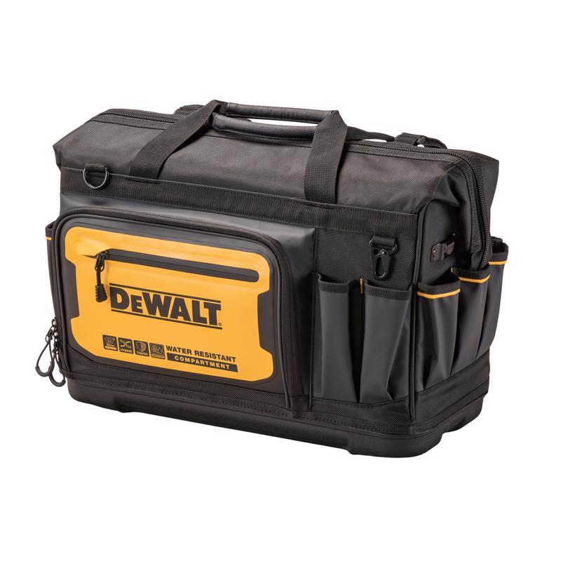 DeWalt Ballistic Nylon All-Purpose Tool Bag 33 pocket Black/Yellow
