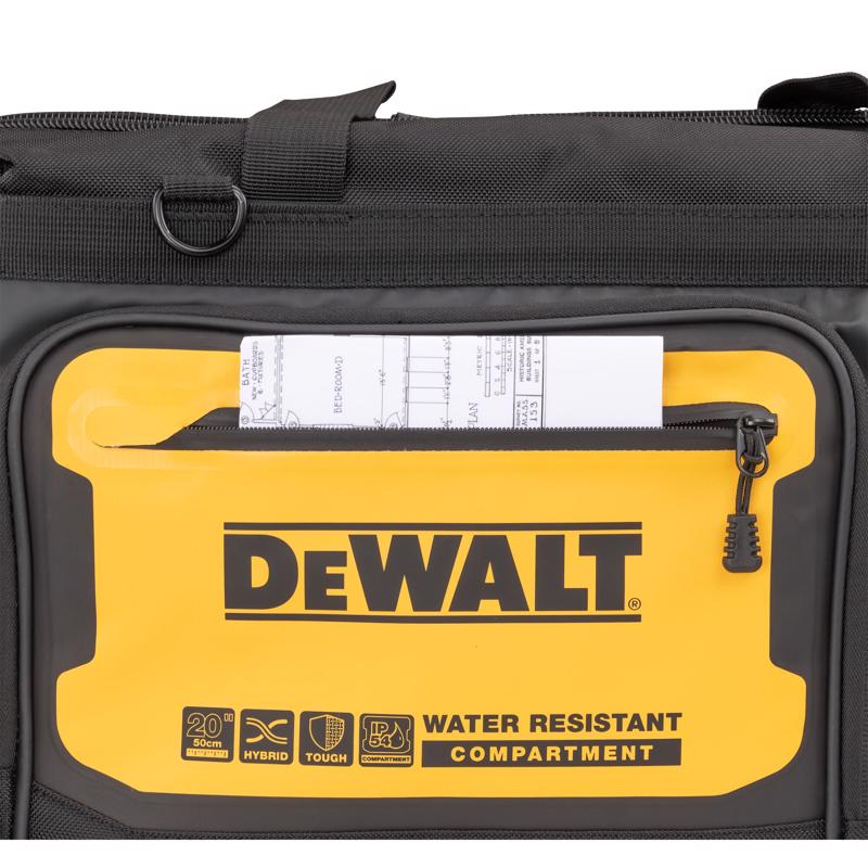 DeWalt Ballistic Nylon All-Purpose Tool Bag 33 pocket Black/Yellow