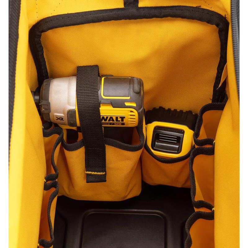 DeWalt Ballistic Nylon All-Purpose Tool Bag 33 pocket Black/Yellow