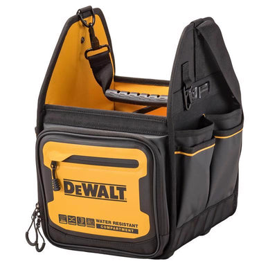 DeWalt Ballistic Nylon Electrician Tote Tote Bag 34 pocket Black/Yellow