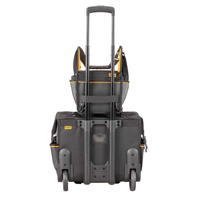 DeWalt Ballistic Nylon Electrician Tote Tote Bag 34 pocket Black/Yellow