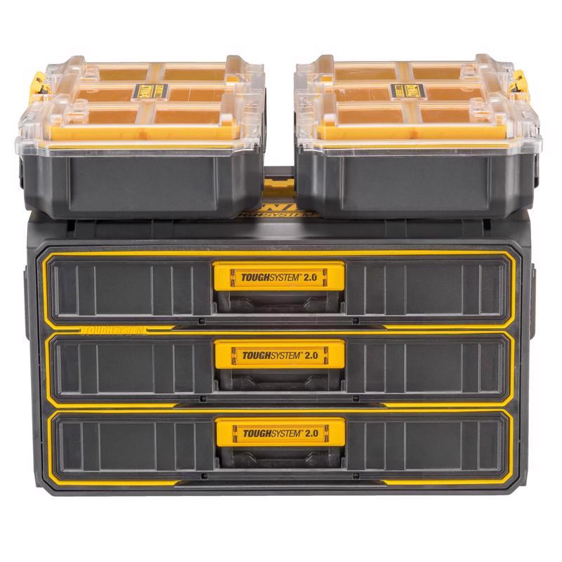 DeWalt ToughSystem 2.0 21.3 in. Tool Box Black/Yellow