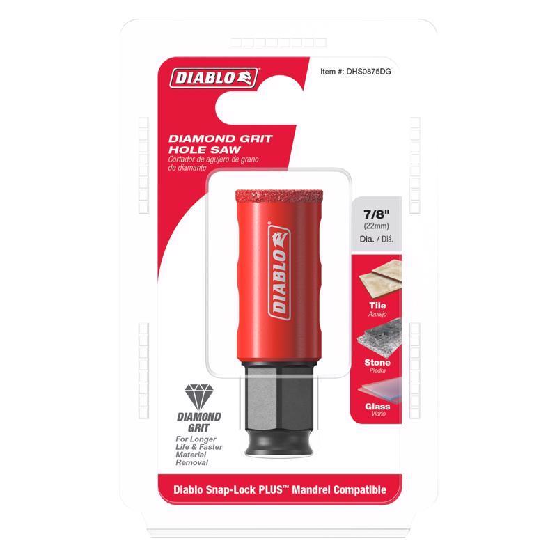 Diablo 7/8 in. Diamond Grit Hole Saw