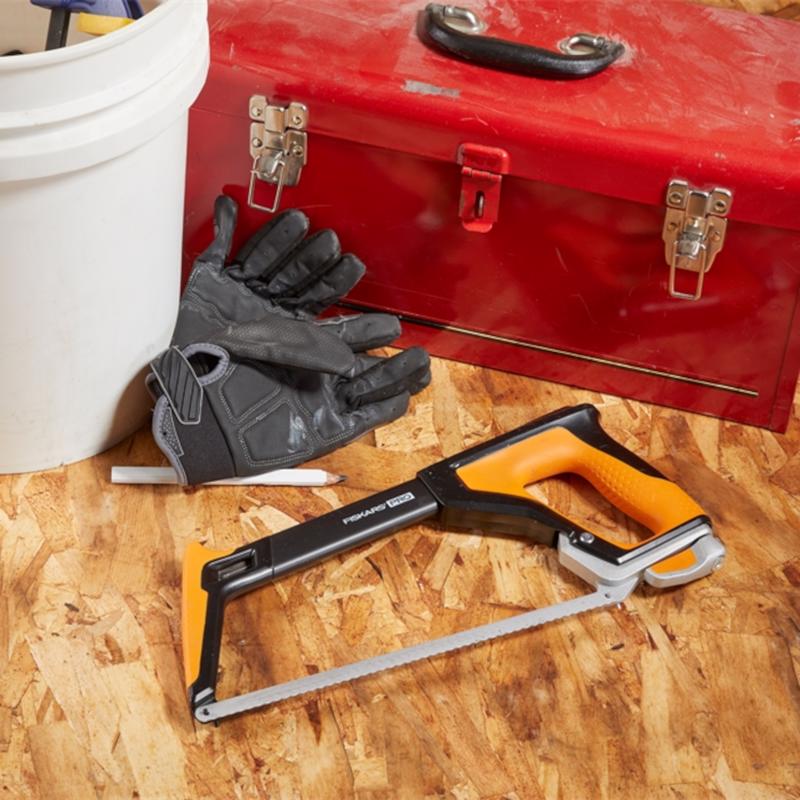 Fiskars TrueTension 12 in. Bi-Metal Hacksaw Black/Yellow