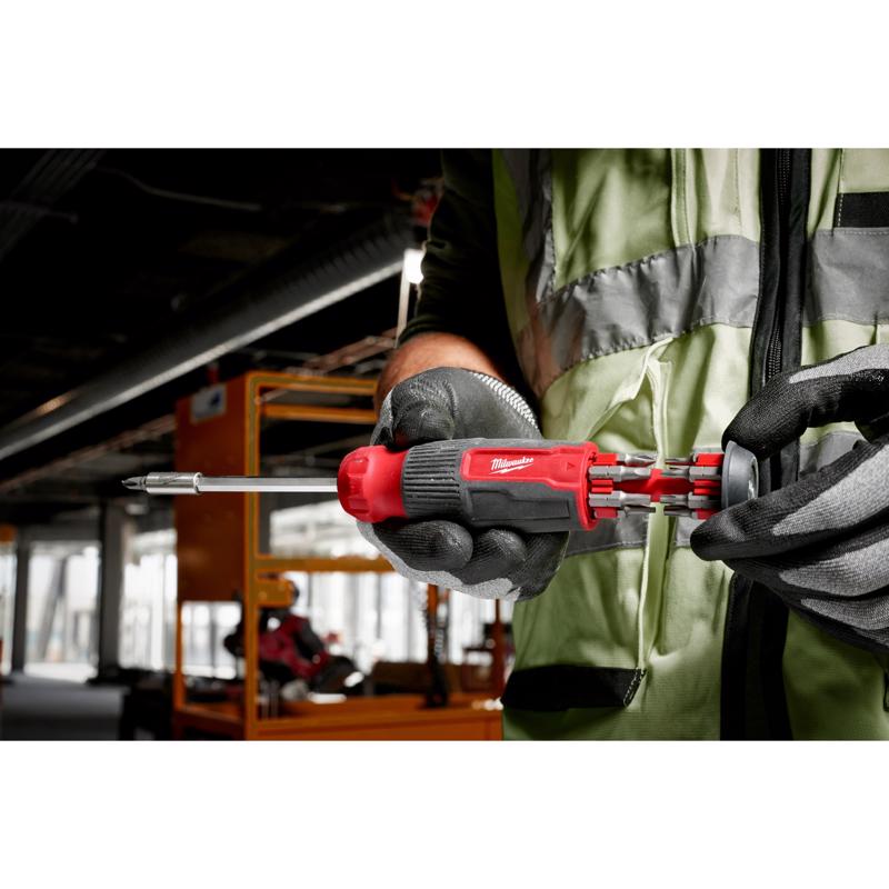 Milwaukee Hex Shank 14-in-1 Multi-Bit Screwdriver 9.11 in.