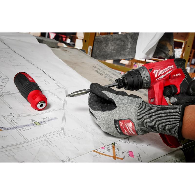 Milwaukee Hex Shank 14-in-1 Multi-Bit Screwdriver 9.11 in.