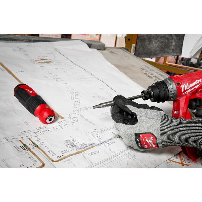 Milwaukee Torx Hex Shank 14-in-1 Multi-Bit Screwdriver 9.11 in.